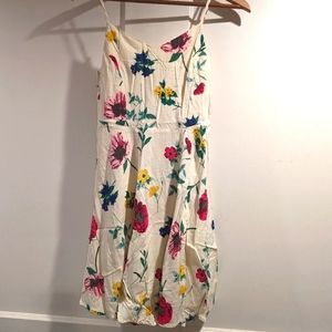 Sleeveless floral dress